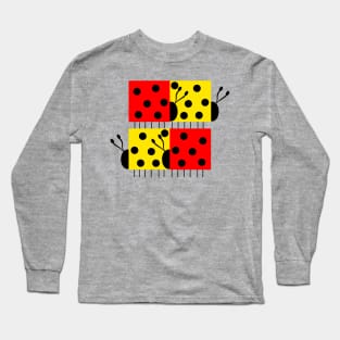 Square Ladybugs Long Sleeve T-Shirt